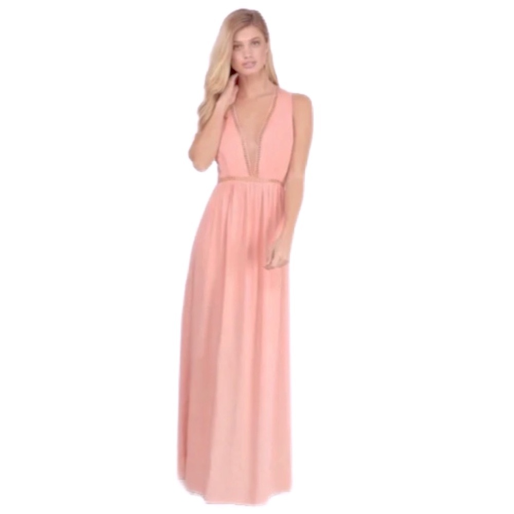 Tobi Backless Sleeveless Maxi Dress Size S NWT
